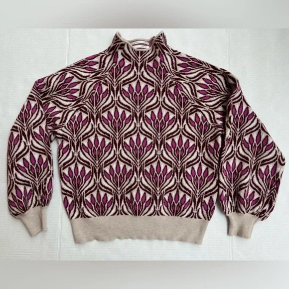 NWOT By Anthropologie The Beatriz Mock-Neck Sweater, size XXS (or XS) - Picture 5 of 8